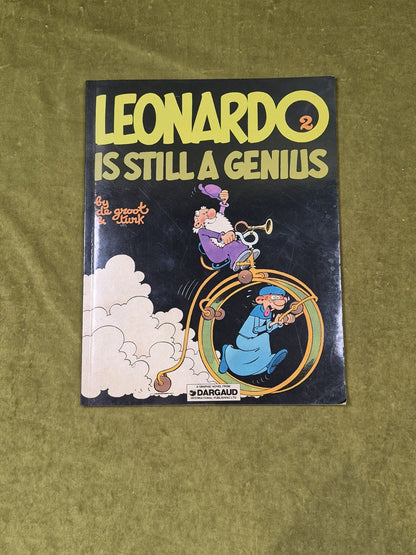LEONARDO IS STILL A GENIUS 2 By De Groot , Dargaud 1st English Paperback 19840
