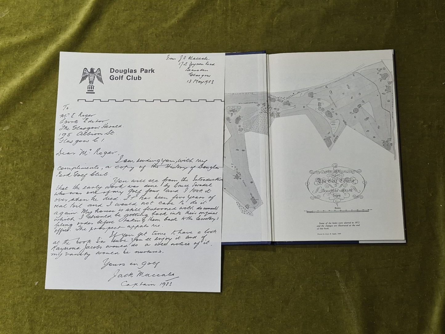 The First Eighty Years - Douglas Park Golf Club 1982 1st HB DJ3