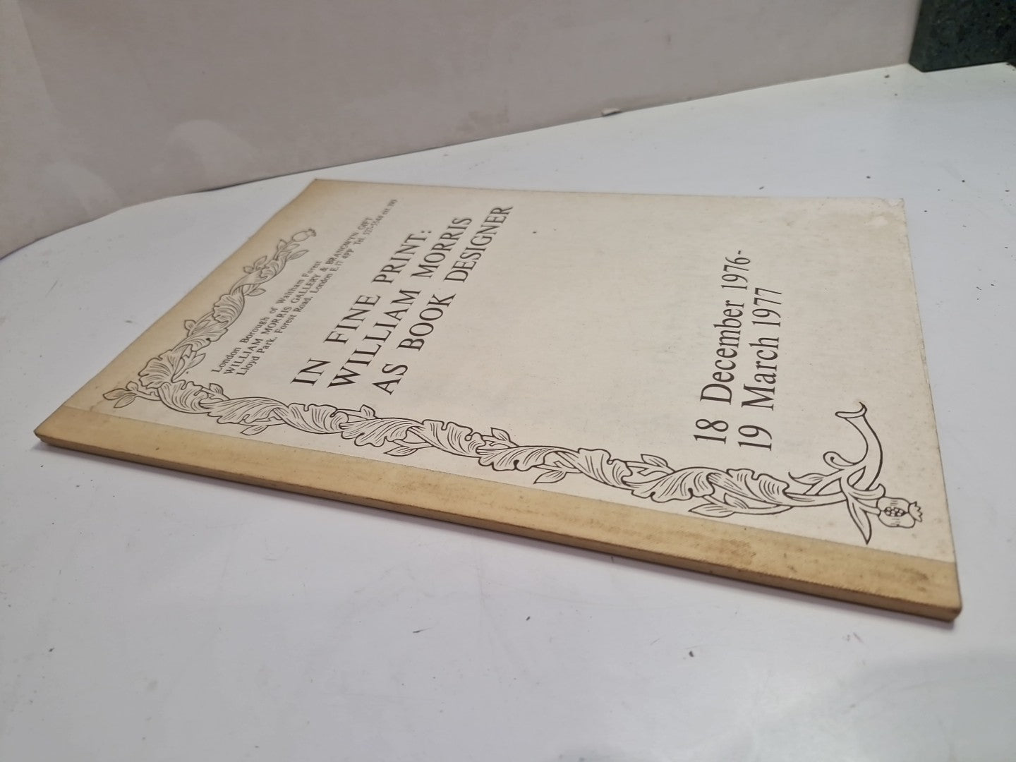 In Fine Print William Morris As Book Designer, 19761977 Pb Book1