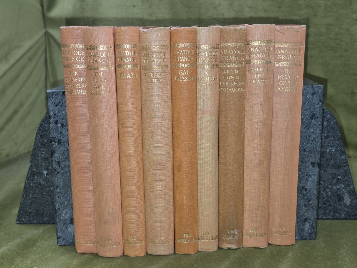 Anatole France Bodley Head Crown 8 Volumes Mixed Editions1
