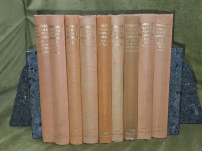 Anatole France Bodley Head Crown 8 Volumes Mixed Editions1