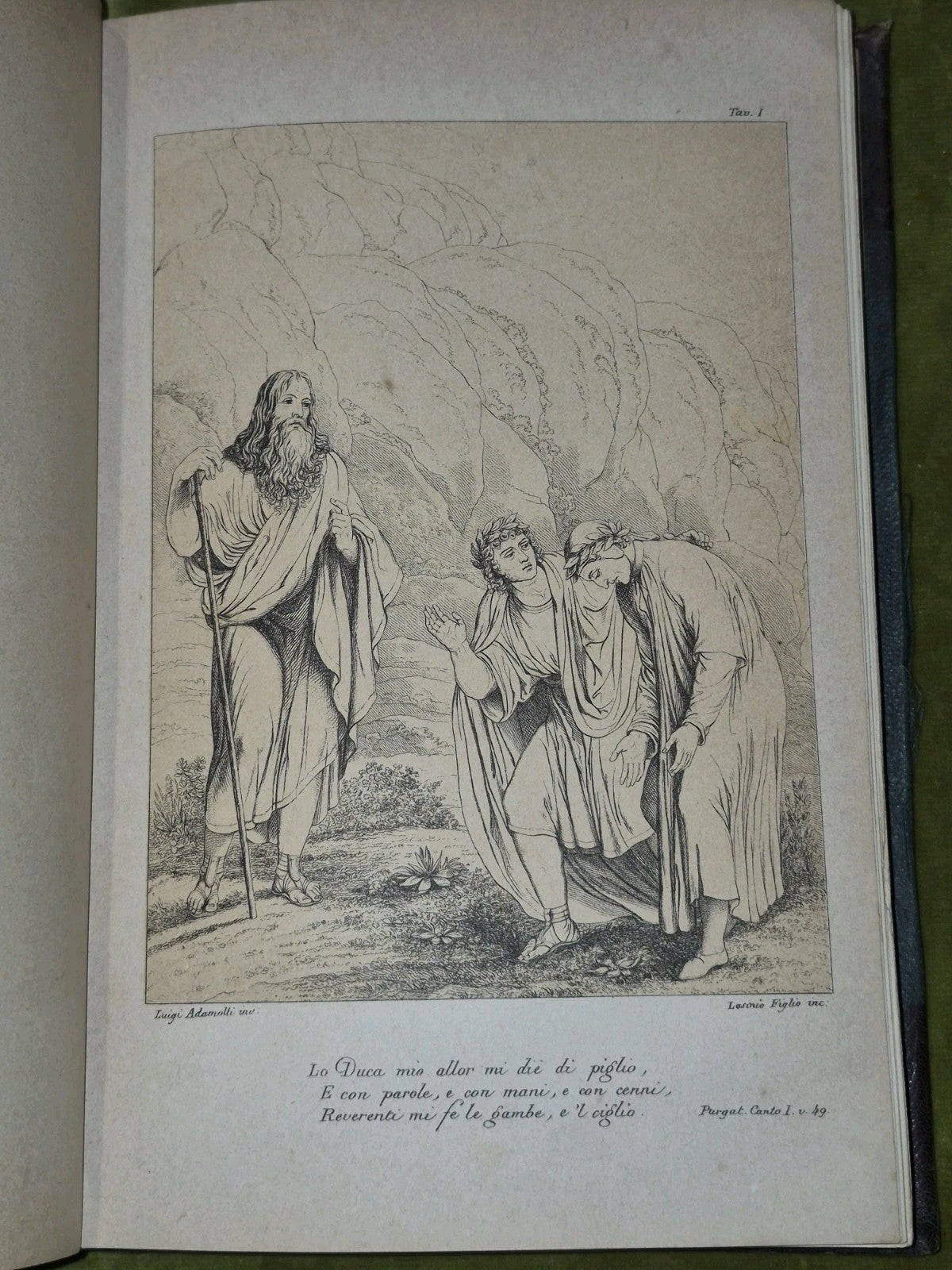 Divina Commedia Dante illustrated by Luigi Ademollo copper plates Devine Comedy7
