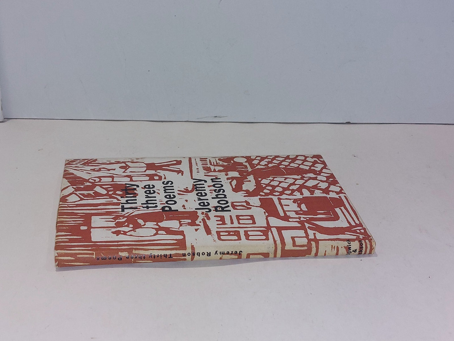 Thirty Three Poems By Jeremy Robson (1964) Hb Book With Dustjacket1