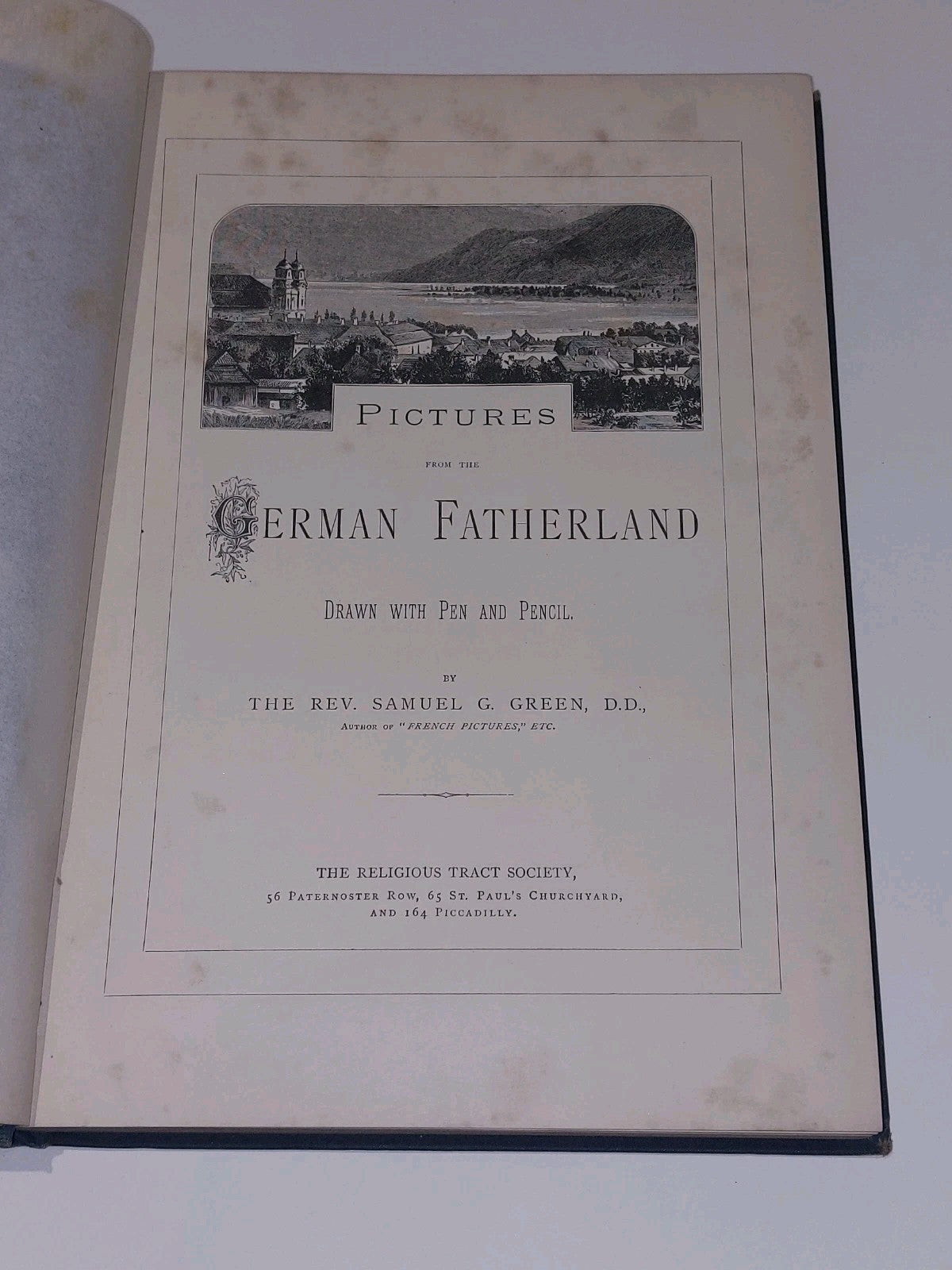 Pictures from the German Fatherland  Gilt Decorated C1910 Rev Samuel G. Green3