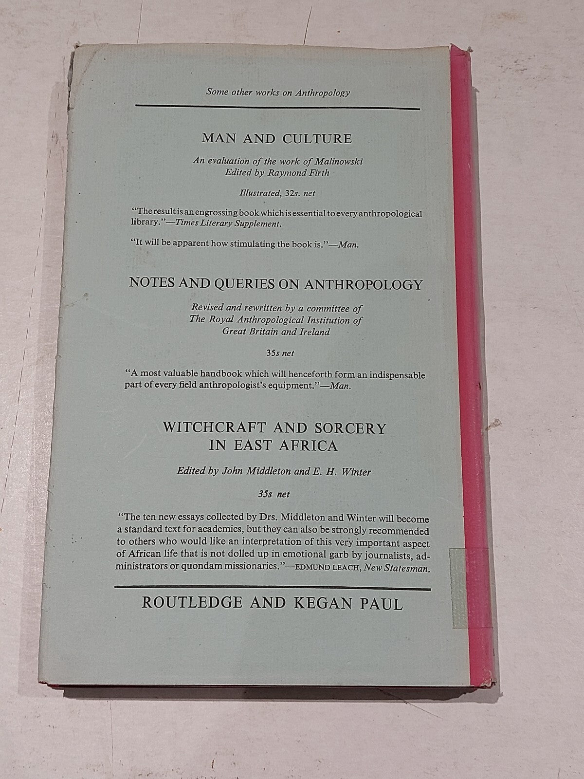 Tribes Without Rulers: African Segmentary Systems, Middleton, Tait Hardback 19672