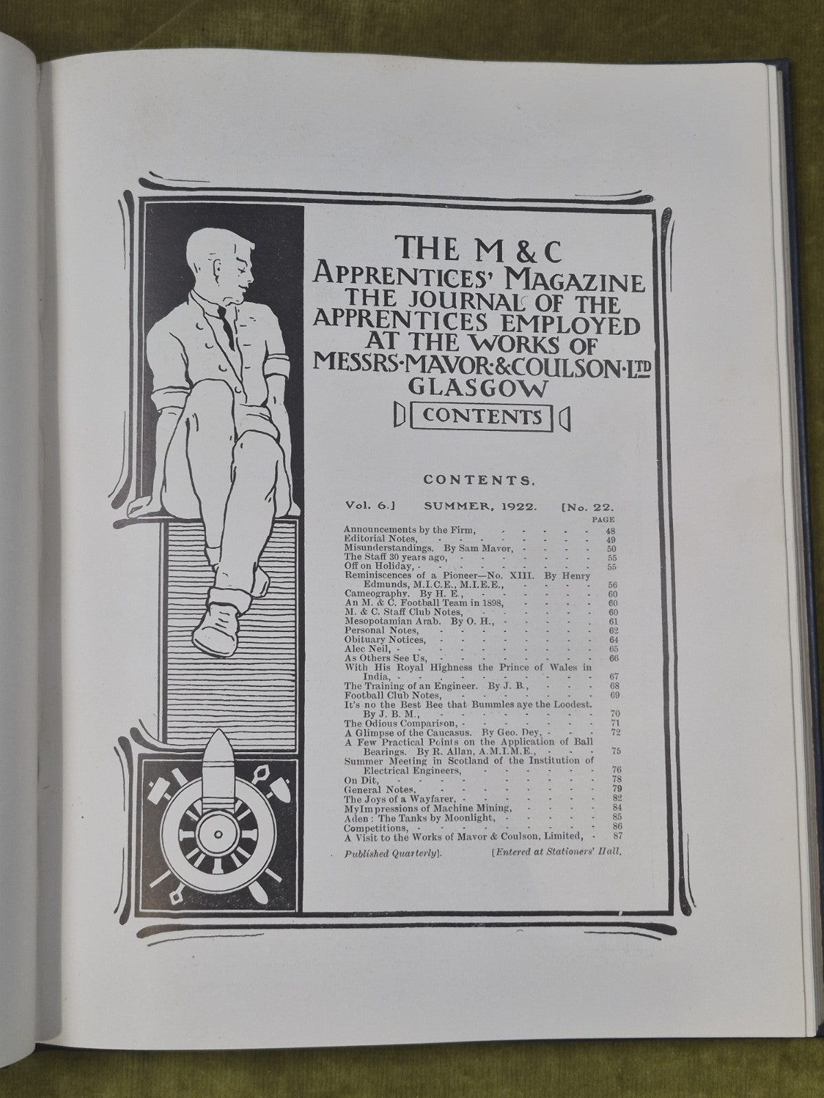 Mavor & Coulson Glasgow Apprentices' Magazine Vols 6 to 47 Socialism8