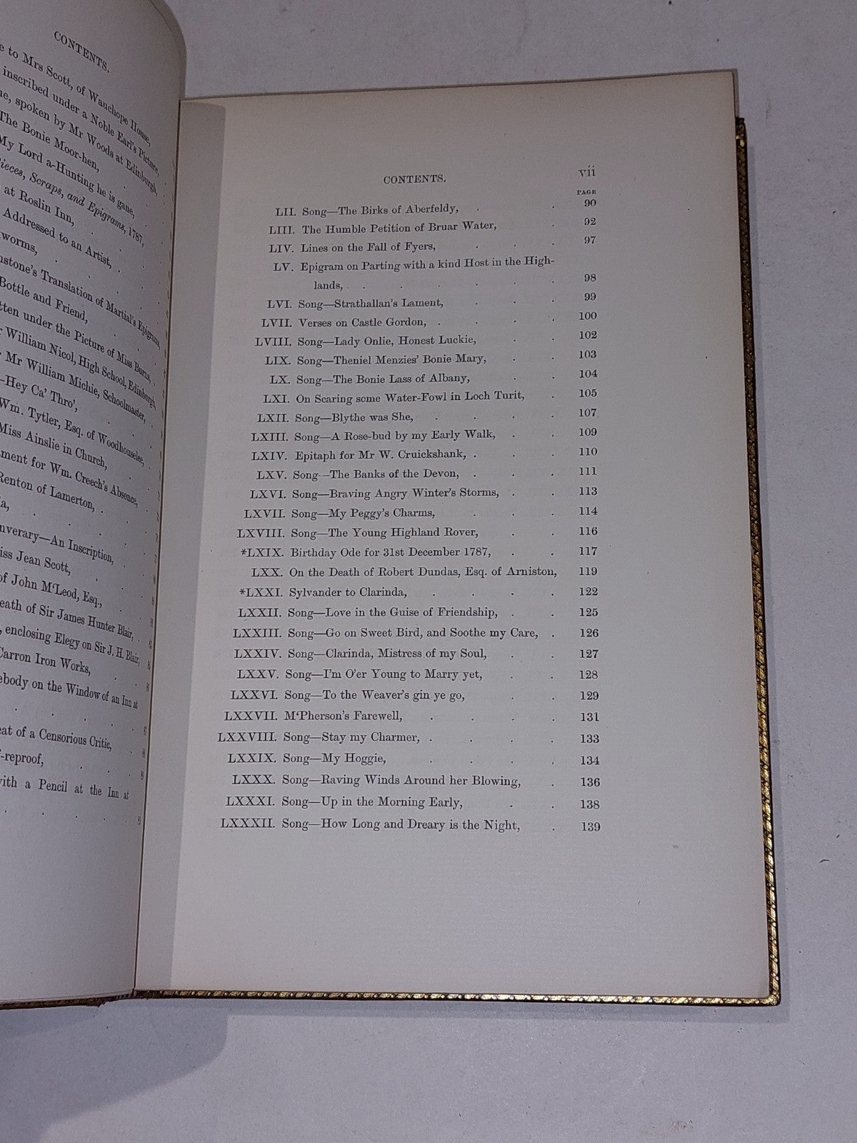 The Works of Robert Burns [6 vol set] W Paterson (1870s) Leather Fine Binding 6