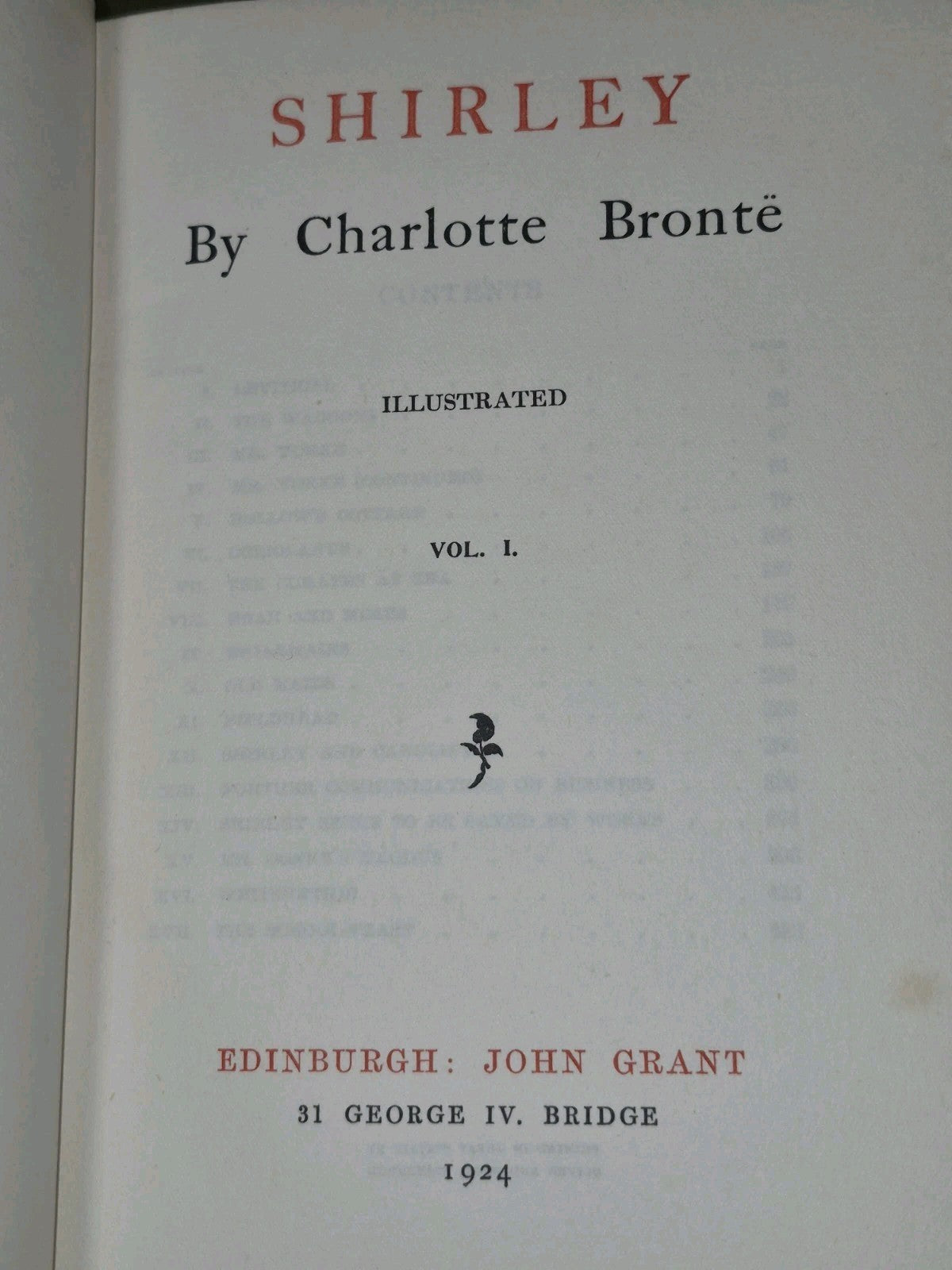 The Novels of the Sisters Bronte John Grant 1924 Edinburgh Incomplete 6 Volumes7