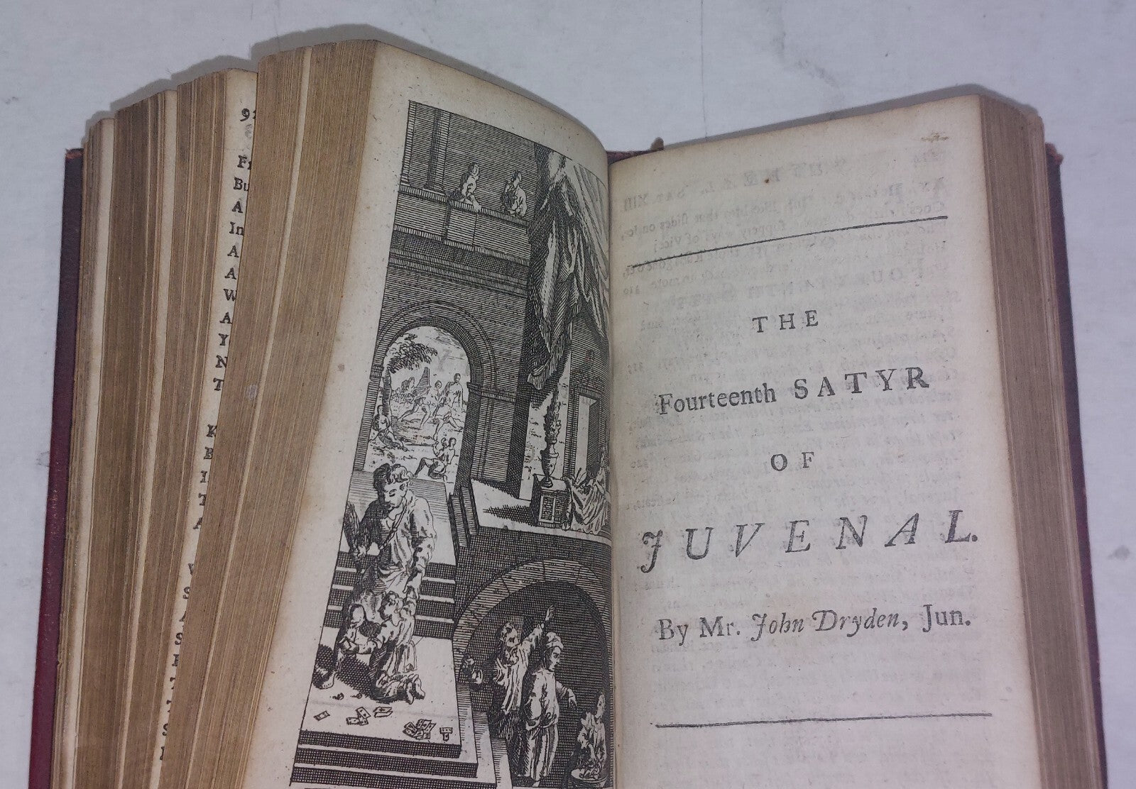 Antiquarian The Satires of Decimus Junius Juvenalis (1812) Leatherbound, Dryden8