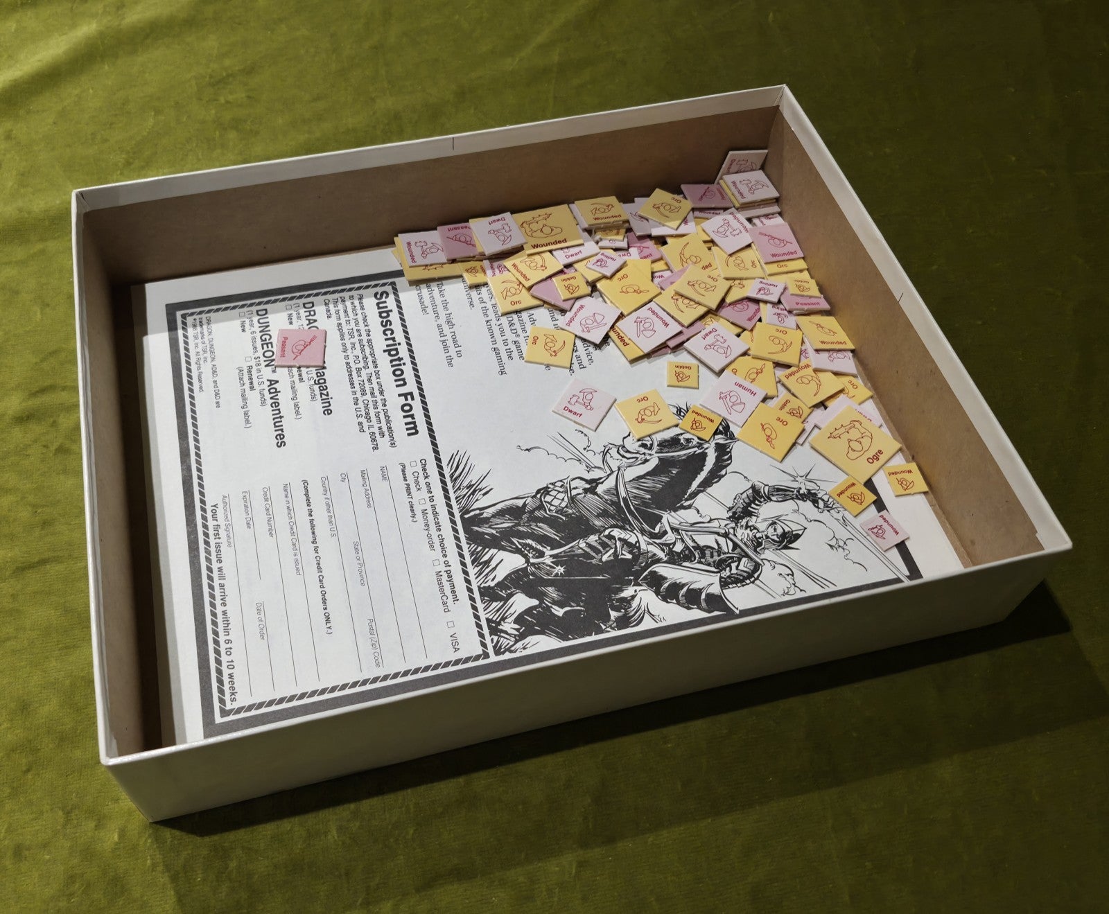 Advanced Dungeons & Dragons Battle System Supplement complete with figures4