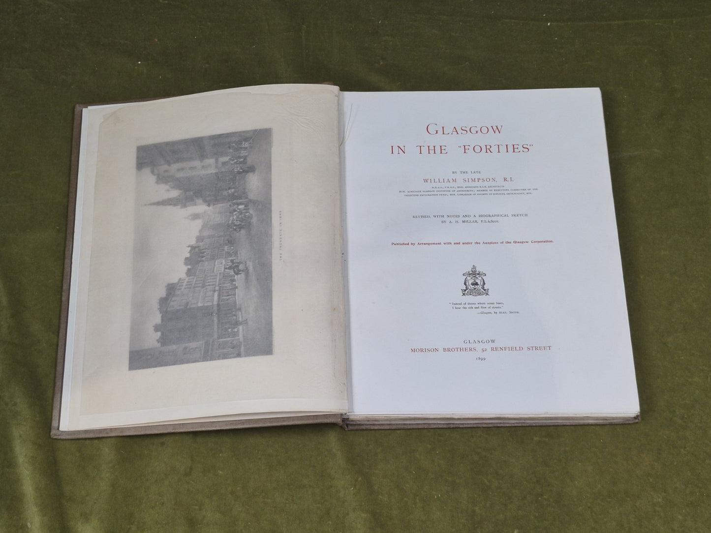 Glasgow in the Forties - William Simpson , Morison Brothers 1899 7