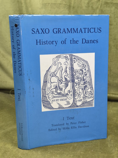 Saxo Grammaticus History of the Danes I Text Hilda R Ellis Davidson0