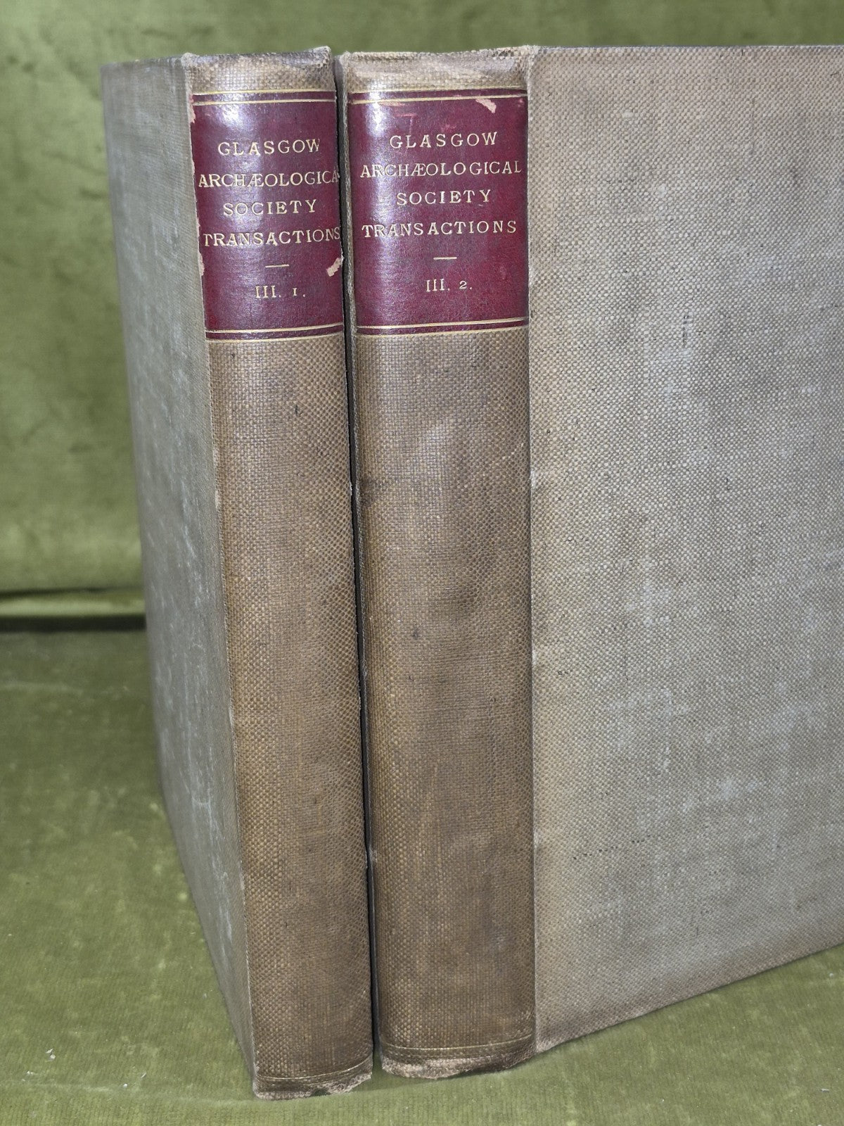 Transactions ofthe Glasgow Archaeological Society Vol III Parts I and II 18991