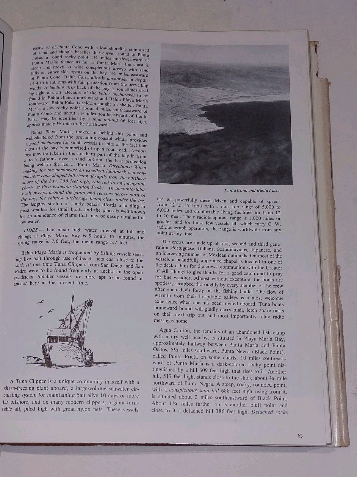 Baja Sea Guide Vol. 2 By Leland Lewis & Peter Ebeling (1974) 1st Ed 2nd Imp Hb 7