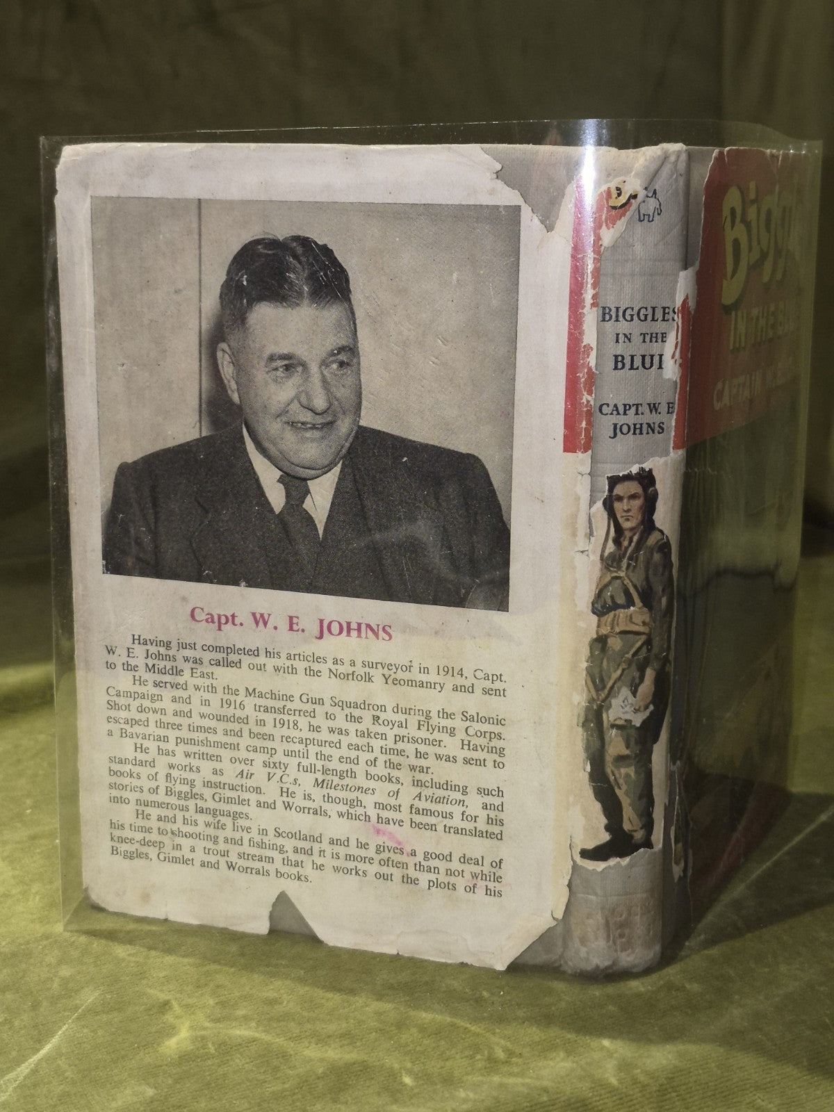 1953 First Edition Captain W E Johns Biggles In The Blue1