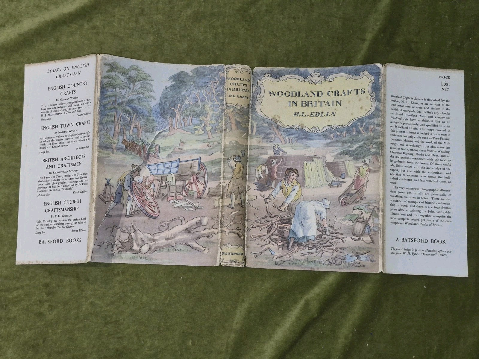 Woodland crafts in Britain (1st ed), H.L. Edlin, B T Batsford Ltd2