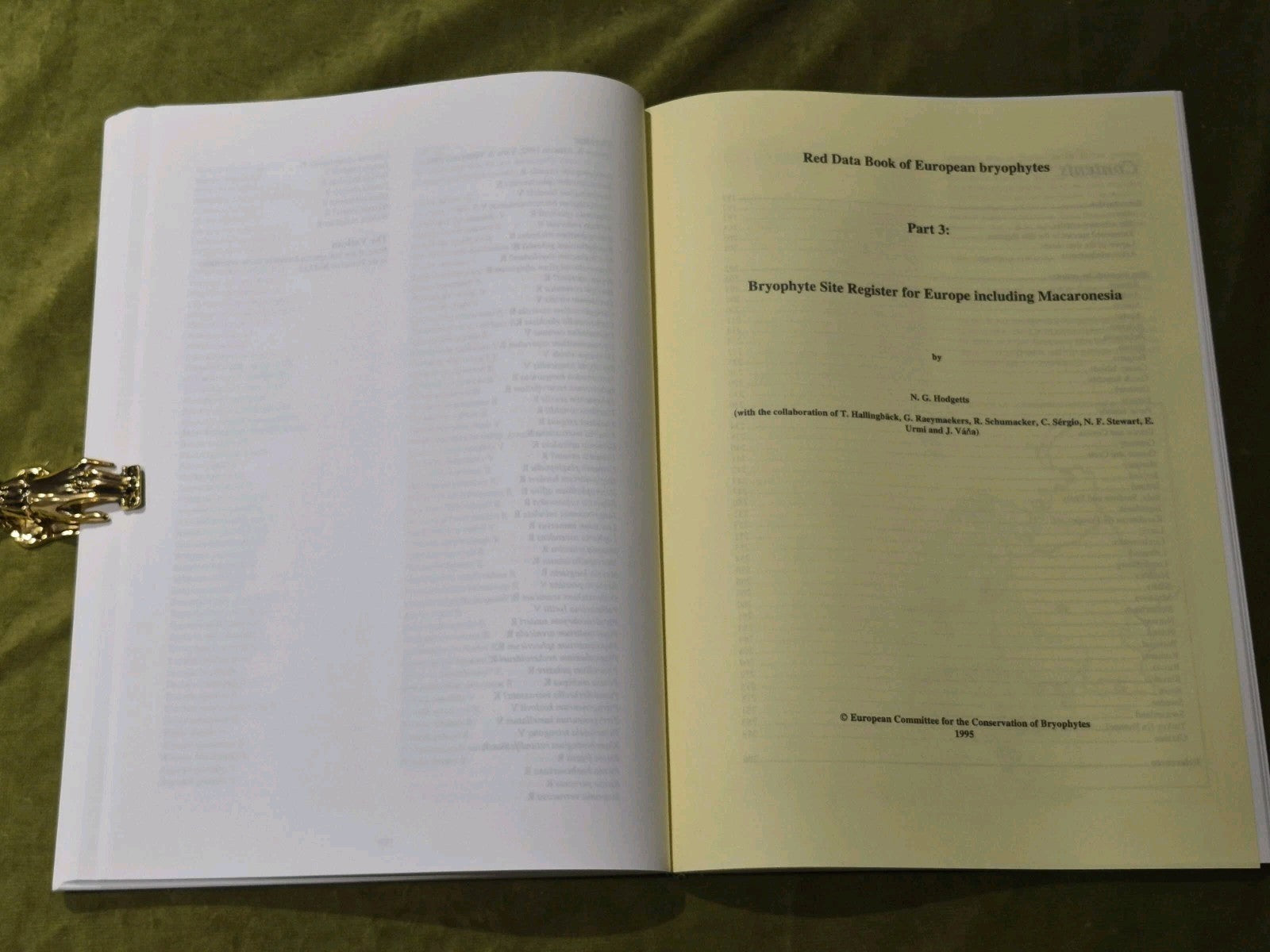 Red Data Book of European Bryophytes5