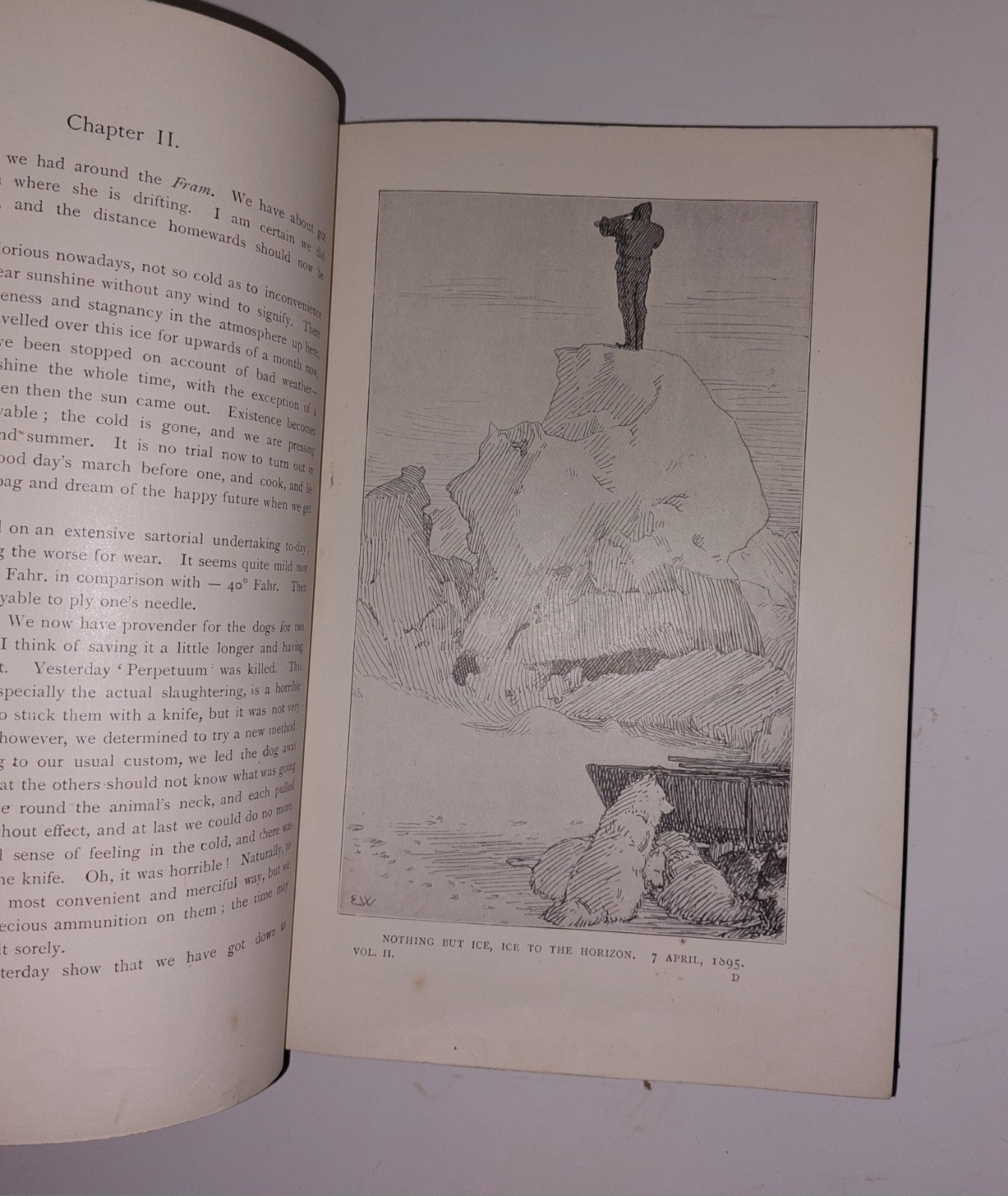 FARTHEST NORTH BY FRIDTJOF NANSEN 1898 TWO VOLUMES LEATHER BOUND 21