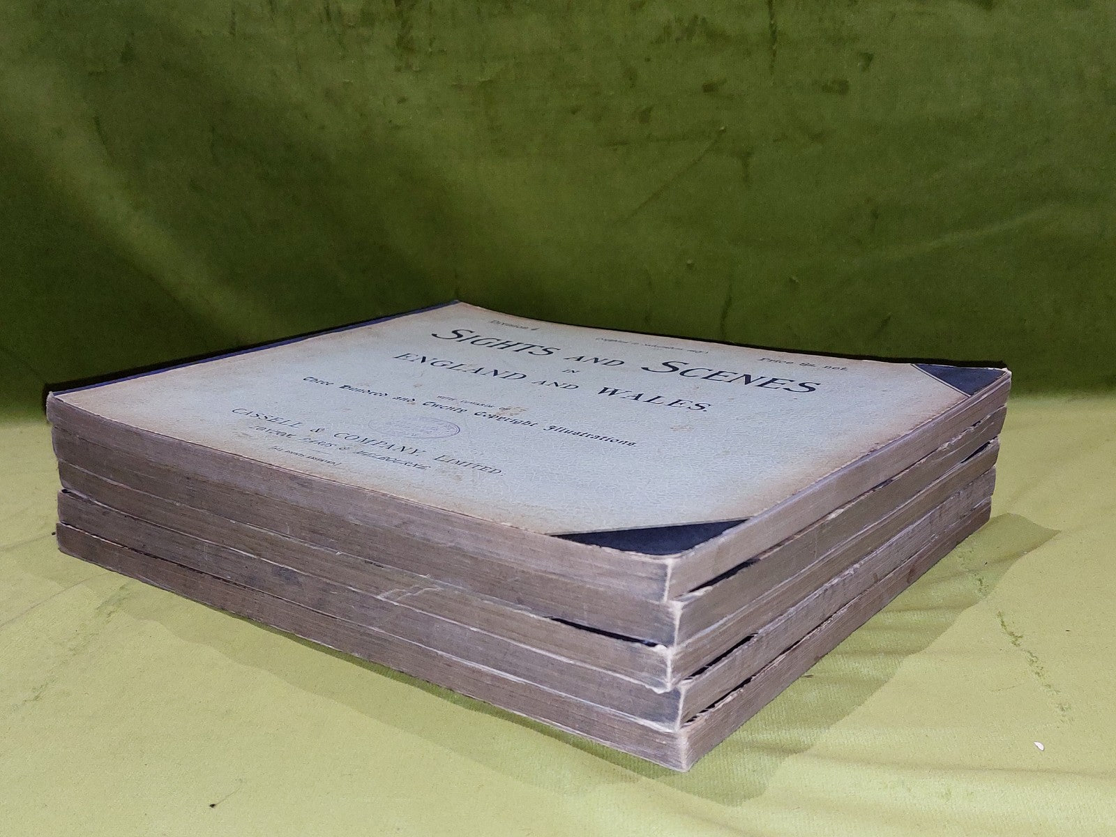 Sights and Scenes in England and Wales Volumes 1 5 Cassell & Co 190013