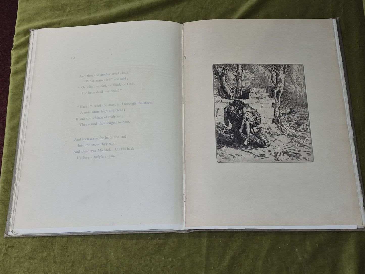 Cosmo Monkhouse- The Christ Upon the Hill. A Ballad . Etched by W. Strang6