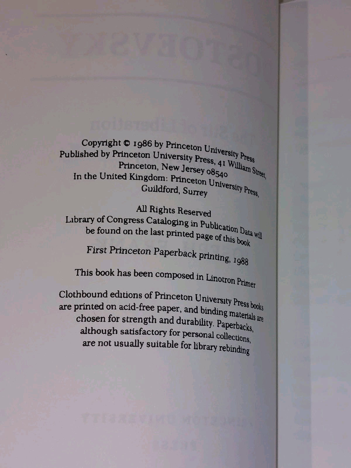 Dostoevsky 1860  1865 1871  1881 By Joseph Frank Princeton University 3 Vol.5