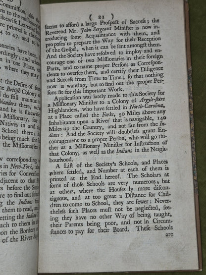 State of the Society in Scotland for Propagating Christian Knowledge 1741 SSPCK6