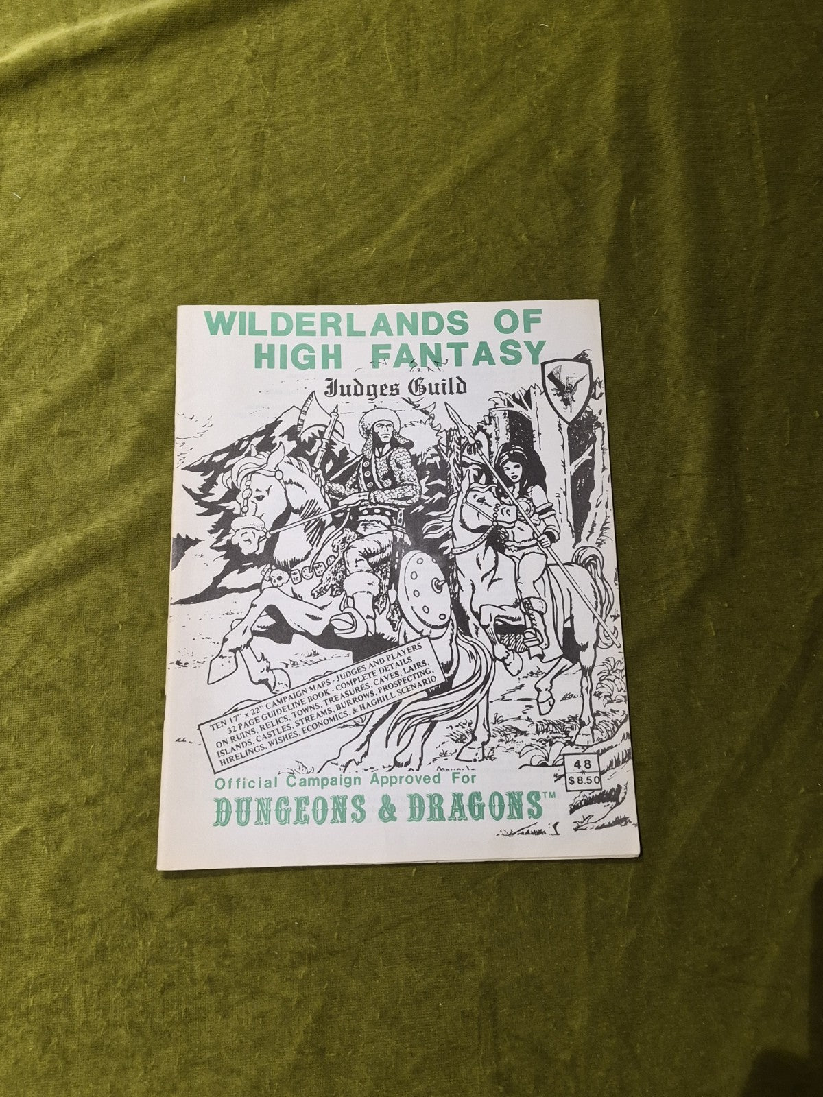 Wilderlands of High Fantasy , no maps (Dungeons & Dragons / Judges Guild)0