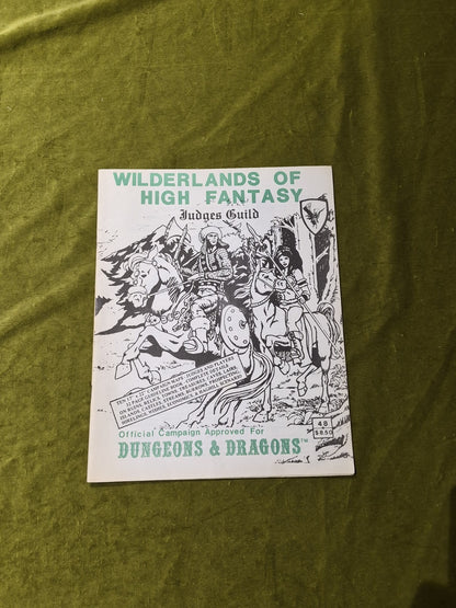 Wilderlands of High Fantasy , no maps (Dungeons & Dragons / Judges Guild)0