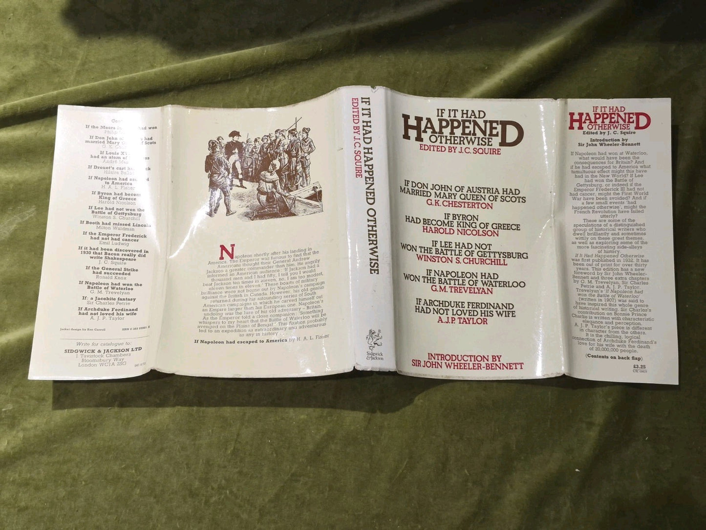 If It Had Happened Otherwise Winston Churchill Squire Sidgwick and Jack 19723