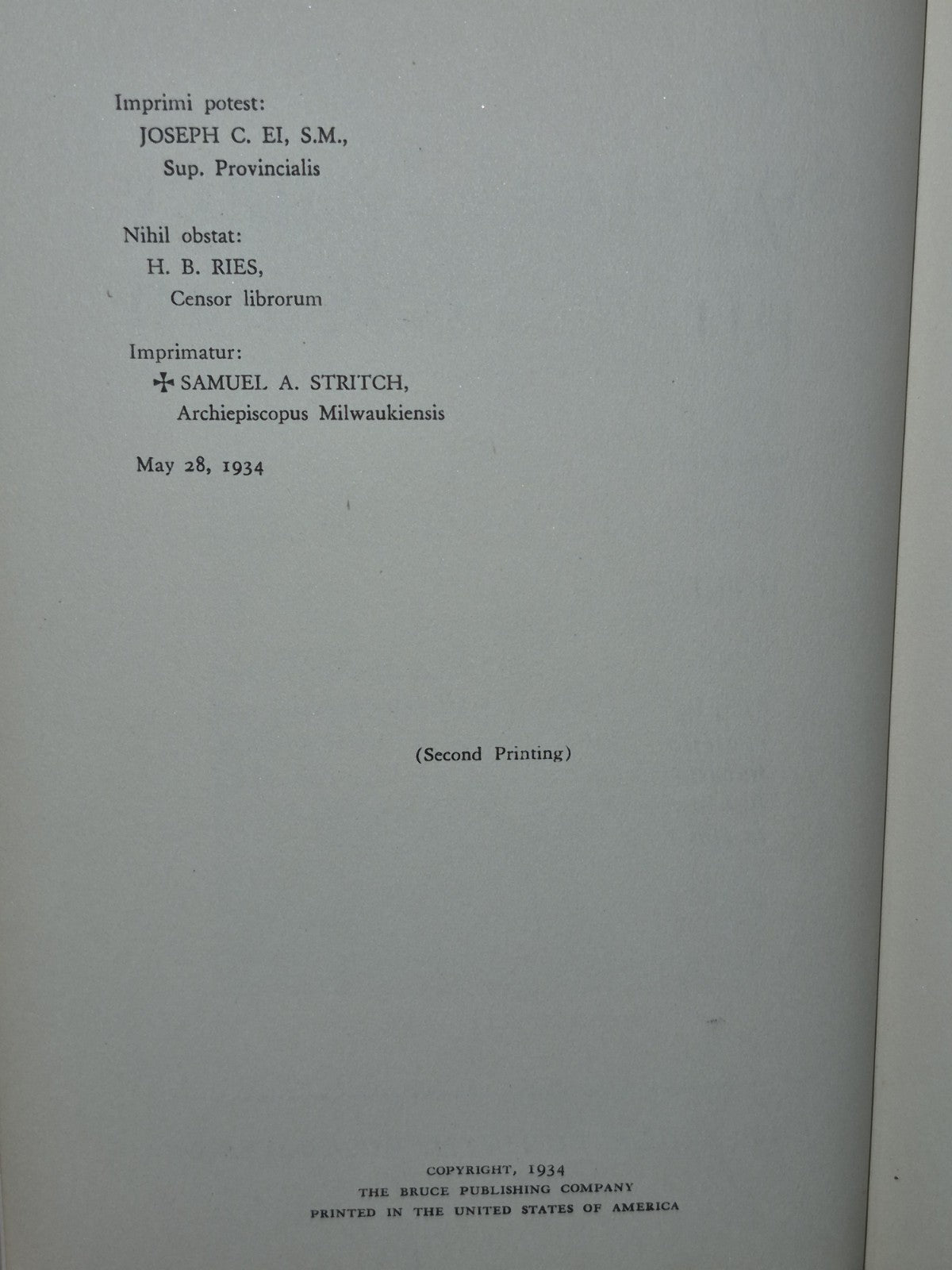 The Spiritual Legacy of Newman (1934 Second Printing) William R. Lamm4