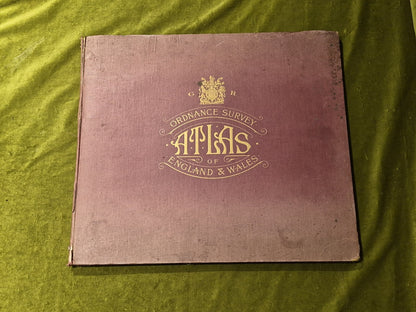 1922 Ordnance Survey Atlas Of England & Wales0