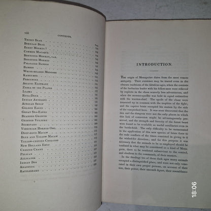 1829 1st THE TOWER MENAGERIE Edward Bennett NATURAL HISTORY Animals ENGRAVINGS7