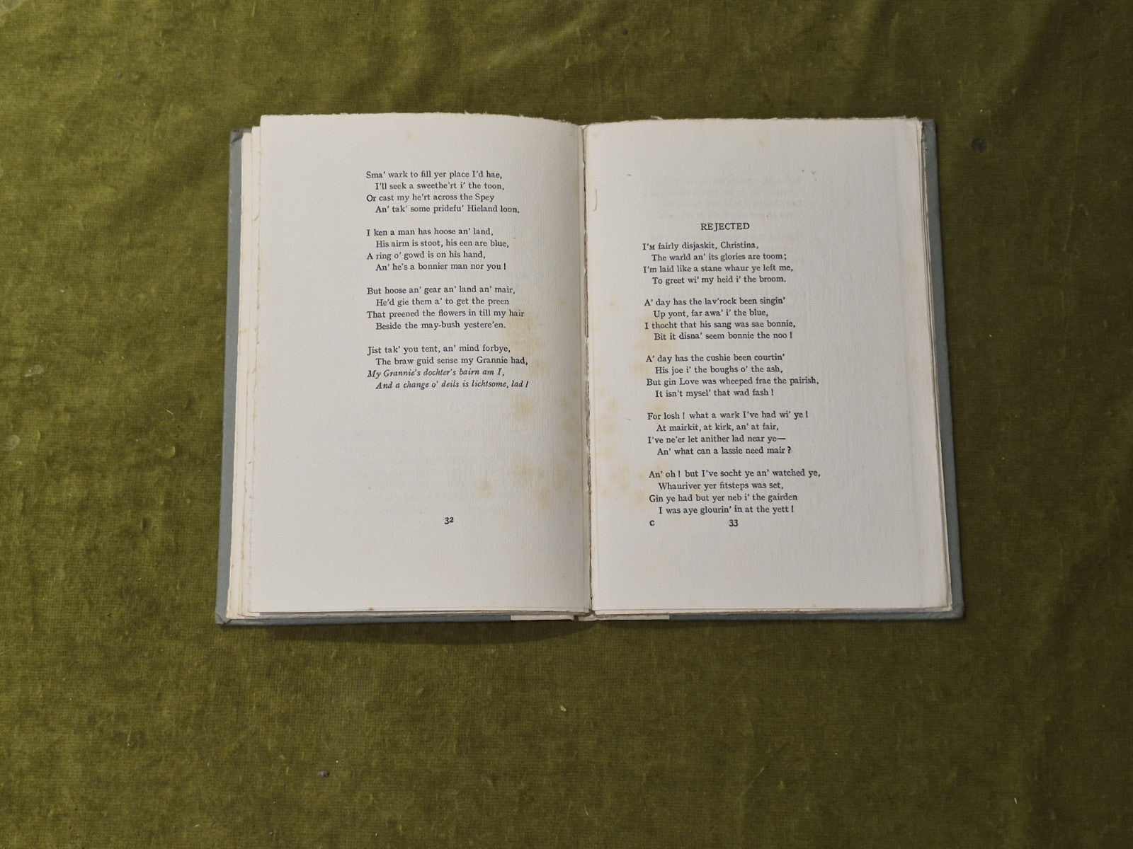 More Songs of Angus - Violet Jacob - 1920 2nd Edition, Country Life HB5