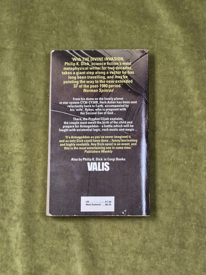 1982 The Divine Invasion by Philip K. Dick UK Corgi 1st Paperback1