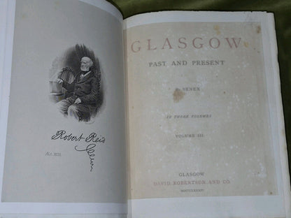 GLASGOW Past & Present - Vol 1-3 - David Robertson & Co 1884 Limited Ed. 271/5008