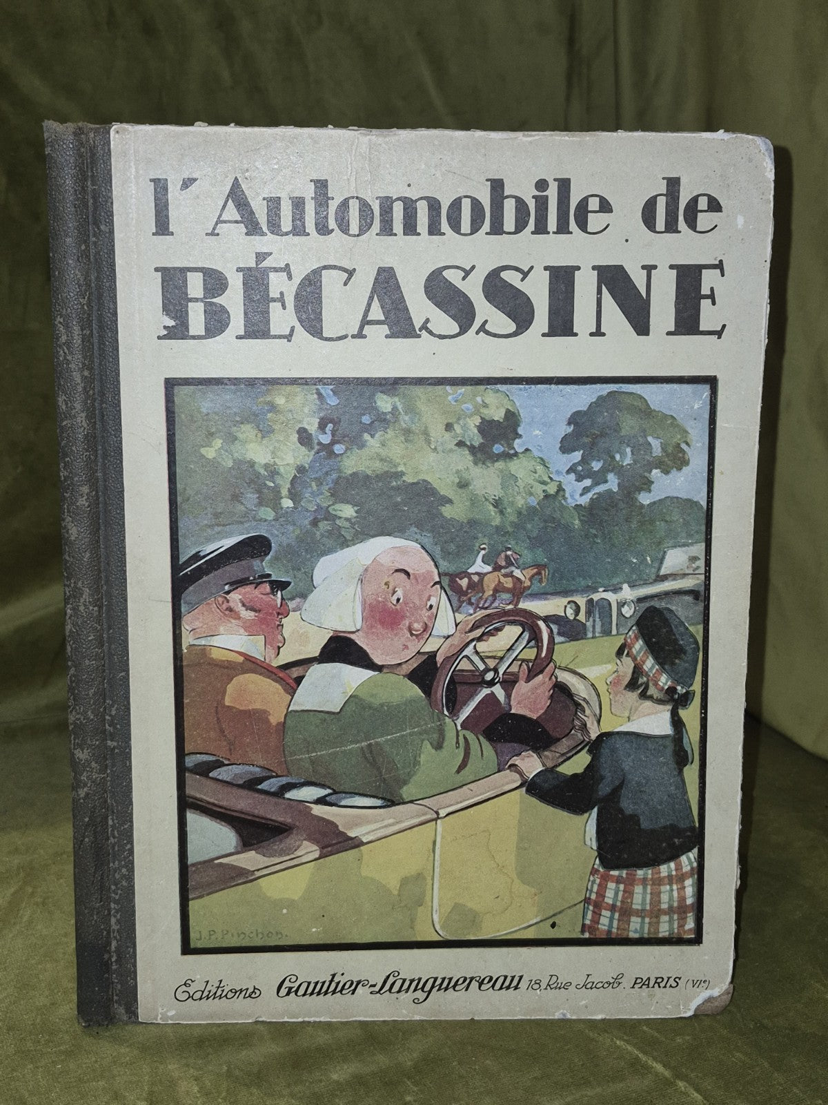 L'Automobile de Bécassine (1927) First Edition Gautier Languereau0