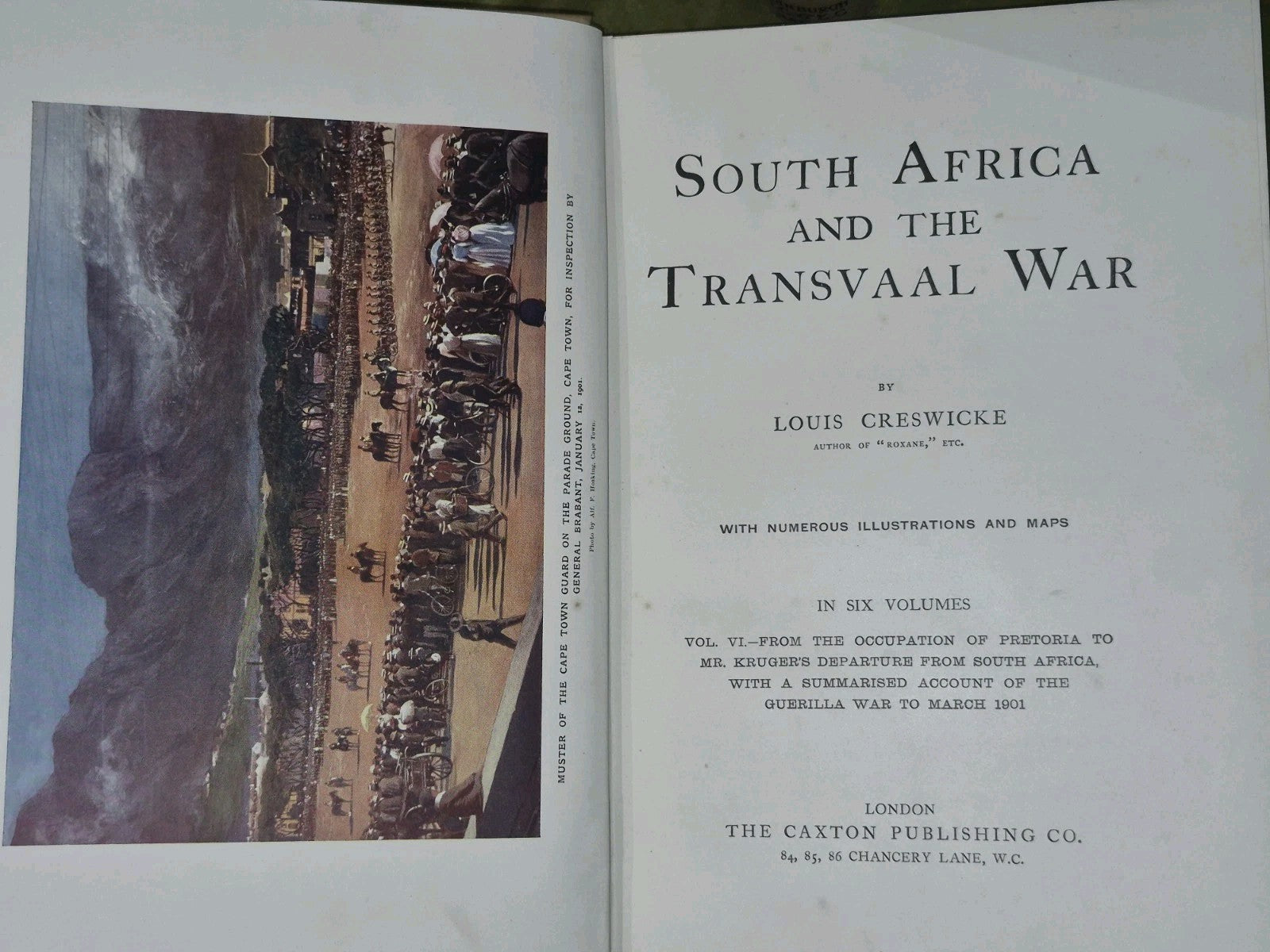South Africa and the Transvaal War Louis Creswicke 6 volumes7