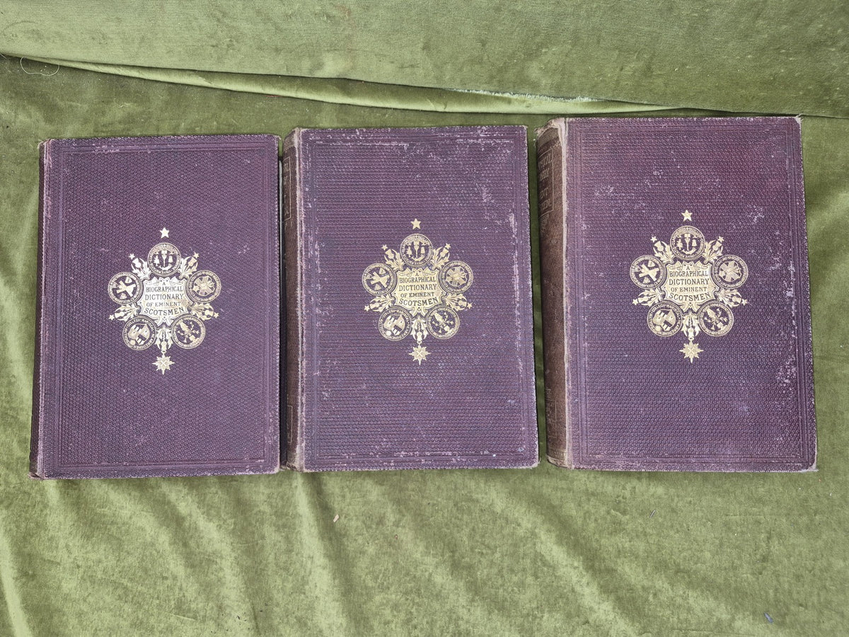 A Biographical Dictionary of Eminent Scotsmen Thomas Thomson 1868 Blackie2