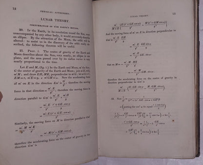 MATHEMATICAL TRACTS On LUNAR & PLANETARY THEORY by George Biddell Airy 1831, 2nd14