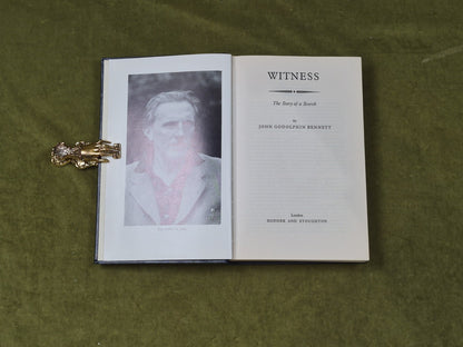 WITNESS The Story Of A Search by John Godolphin Bennett , Hodder 1962 1st HB3