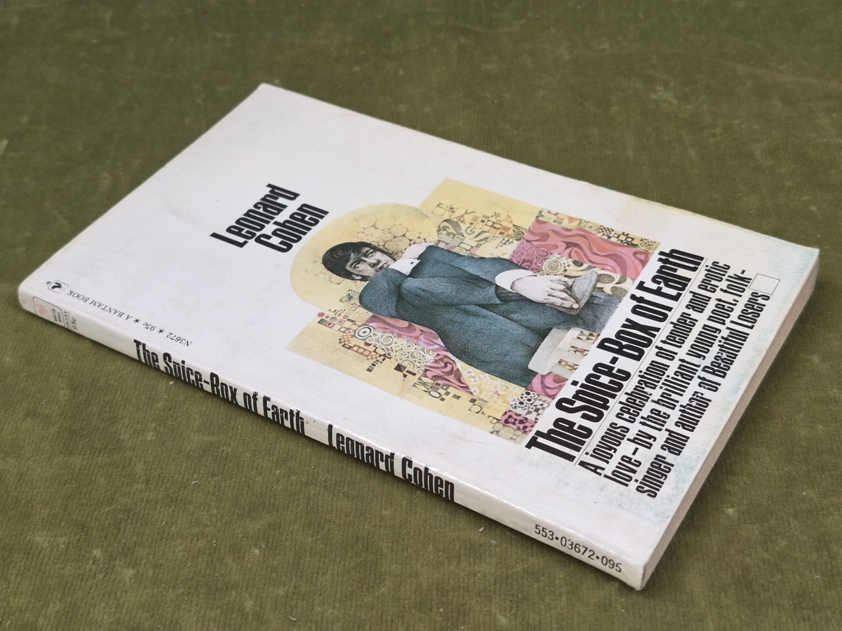Leonard Cohen The Spice-Box of Earth 1970 Bantam Paperback2