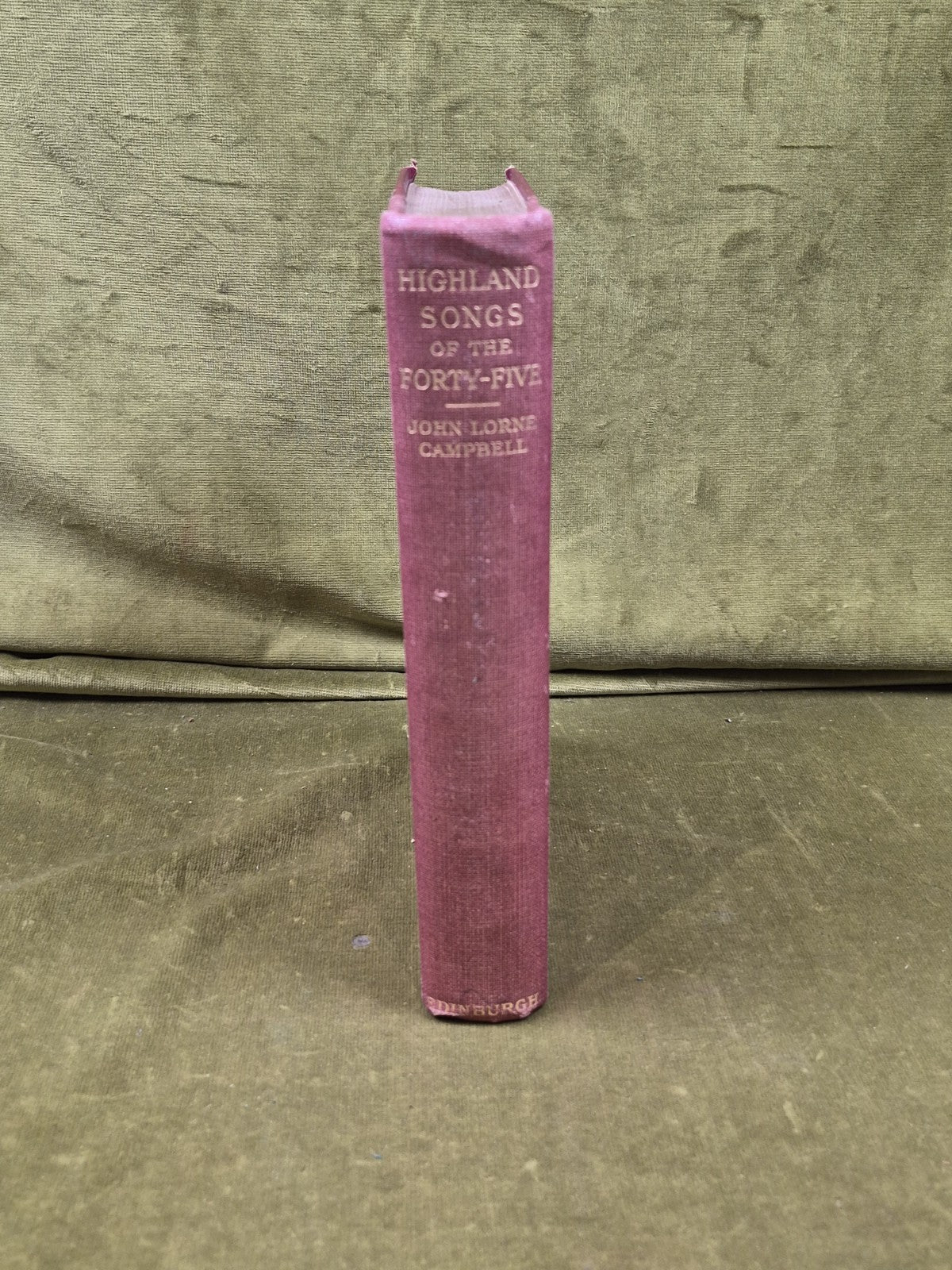 Highland Songs of The Forty-Five John Lorne Campbell 1933 John Grant HB w/ map2