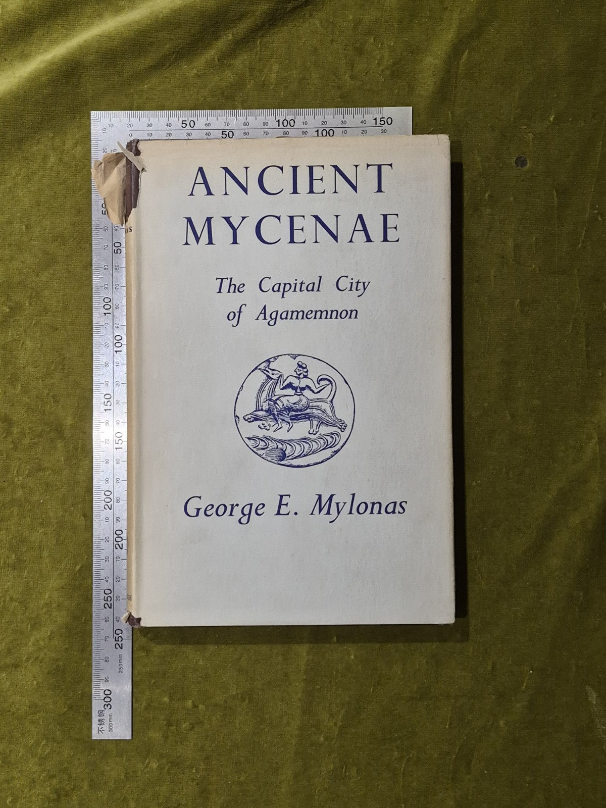 ANCIENT MYCENAE The Capital City of Agamemnon - George Mylonas 1st E. 1957 HB DJ0