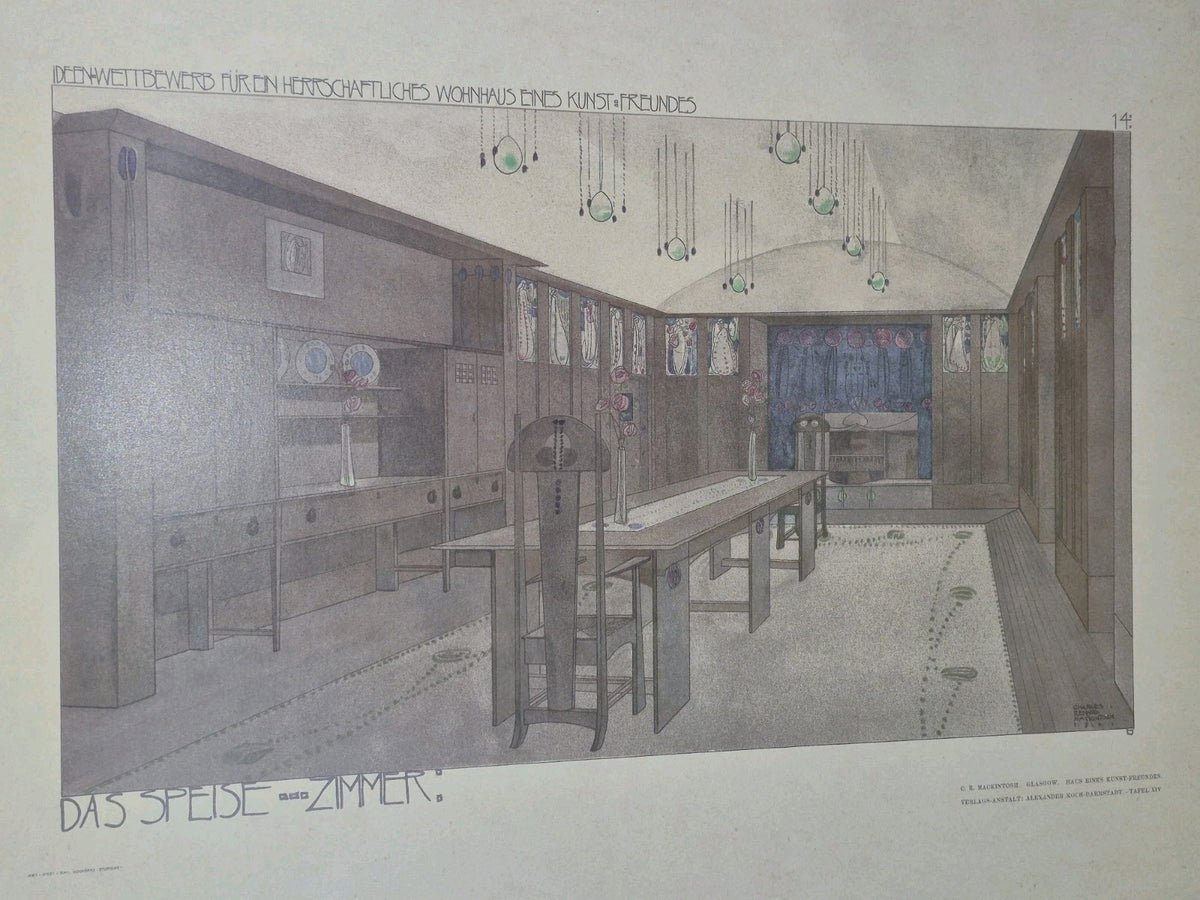 Charles Rennie Mackintosh Das Haus eines Kunstfreundes 2 Meister Incomplete17