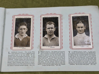 Scottish Footballers Mitchell Cigarette 1934-5 Collectible Cards Album15
