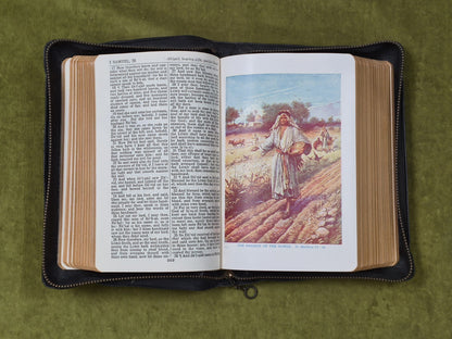 The Holy Bible - National Bible Press Philidelphia , Self Pronouncing , Leather5