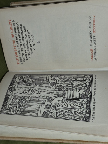 The Imitation of Christ (1894) Gere, Methuen. Fine binding calf6