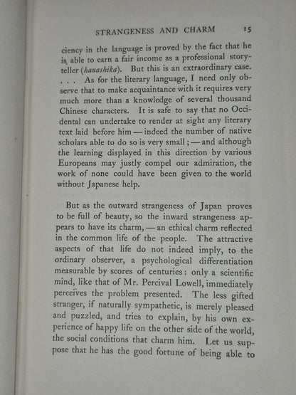 Japan an Interpretation Lafcadio Hearn 1907 13 Edition New York Macmillan6