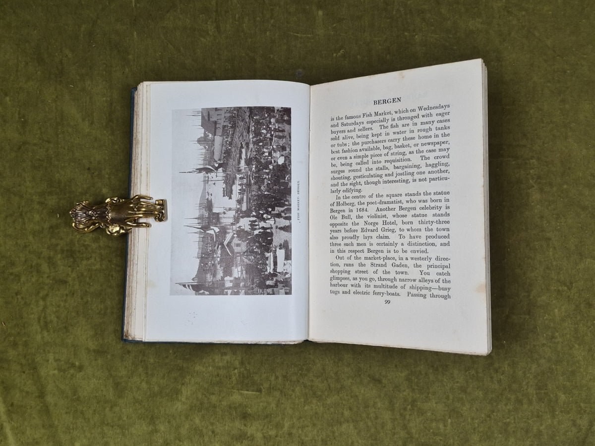 RAMBLES IN NORWAY By Harold Simpson - Mills & Boon 1912 1st HB9