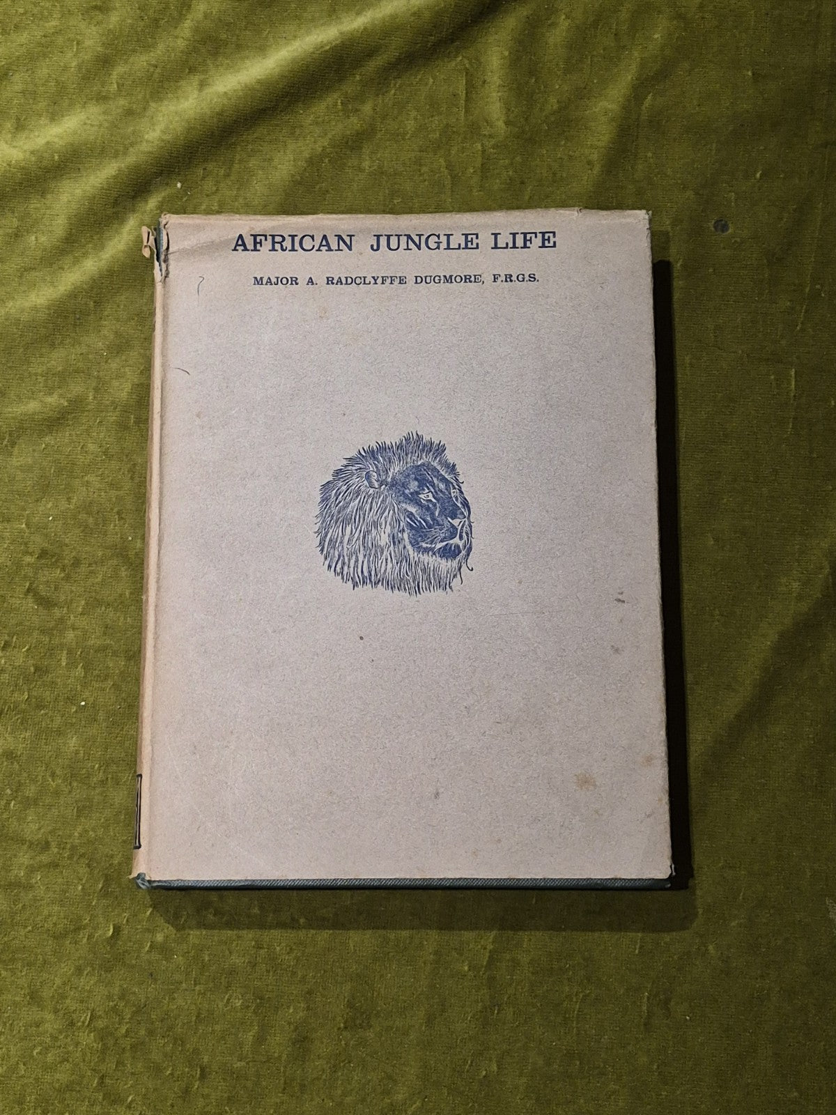 African Jungle Life - Major A. Radclyffe Dugmore - 1928 Macmillan DJ0